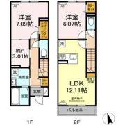 グラナーデ高井戸東の間取り画像