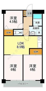 平和台グリーンハイツの間取り画像