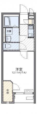 レオネクスト中根ハウスM3の間取り画像