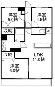パークハウス梶野の間取り画像