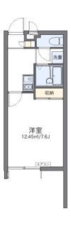 レオパレス石田Ⅱの間取り画像