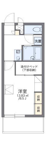 レオパレスサウス小禄の間取り画像