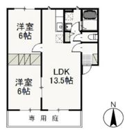 アウローラ万倍 Bの間取り画像