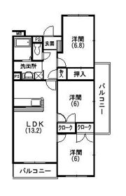グレイスの間取り画像