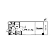 第5アローズ新大阪の間取り画像