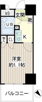 ナイスアーバン横濱駅東館の間取り画像