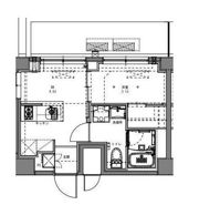 S－RESIDENCE原木中山azureの間取り画像