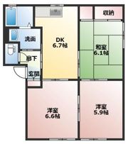 バリュージュ雄希 A棟の間取り画像