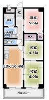 第3林ビルの間取り画像