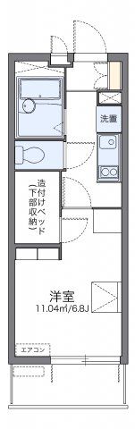 レオパレスArcadia Aの間取り画像