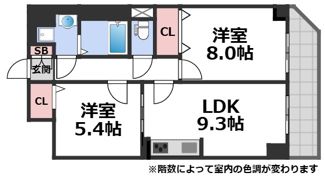 リアライズ今里南の間取り画像