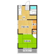 コーポ山進IIの間取り画像