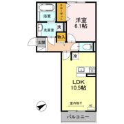 メゾンヴィラ栗東の間取り画像