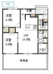 コンフォールKⅡの間取り画像