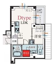 b’CASA東伏見の間取り画像