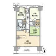 ファインシティ千里津雲台の間取り画像