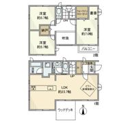 大室戸建の間取り画像