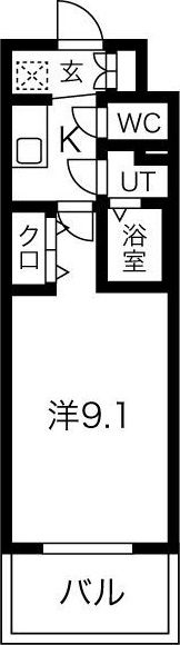 フォーリアライズ大阪エレナの間取り画像
