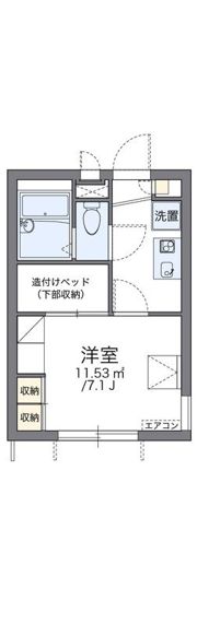 レオパレスピノの間取り画像