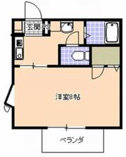 エルモント Fの間取り画像