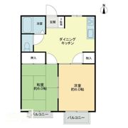 フォブール森Bの間取り画像