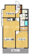 ダイアパレス栗林の間取り画像