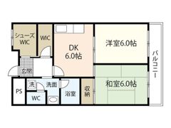 和光銀山レジデンスの間取り画像