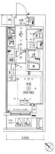 イアース横濱関内の間取り画像