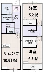 タリスヴィータ A棟の間取り画像