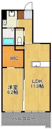ウィングス八幡駅前の間取り画像