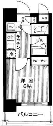 スパシエルクス府中の間取り画像
