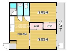 メゾンとおるの間取り画像