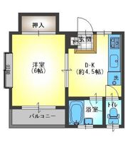 ハイツ司1の間取り画像