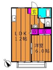 パナハイツ総社 Mの間取り画像