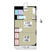 船橋セブンハイツの間取り画像