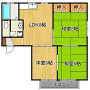 Lガーデン本城Iの間取り画像