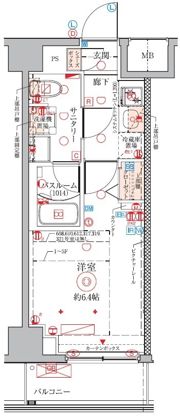 クレヴィスタ武蔵中原の間取り画像