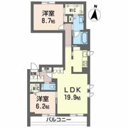 ヴァーダントエデン 深沢の間取り画像