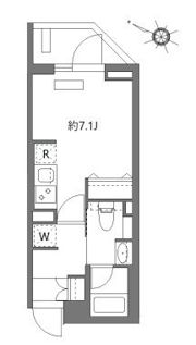 アゼスト阪東橋Ⅱの間取り画像