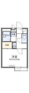 レオパレスウッドベルの間取り画像