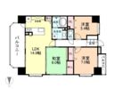 エイルマンション磯部町の間取り画像