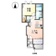 コンフォール門間Aの間取り画像