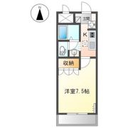 エトワール大開の間取り画像