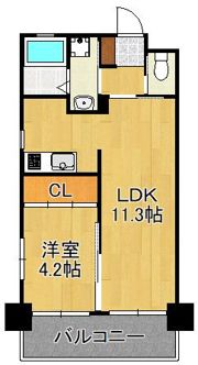 門司ポロニアの間取り画像