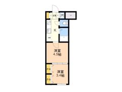 アリビオ天神南の間取り画像