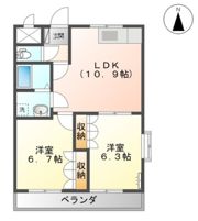 place de vertの間取り画像