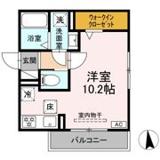 D-ROOMパルの間取り画像