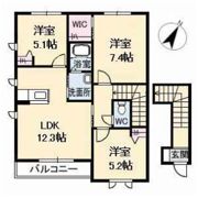 シャーメゾン B棟の間取り画像