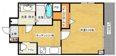 KDXレジデンス舟入幸町の間取り画像