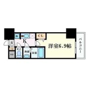 プレサンス阿波座駅前の間取り画像